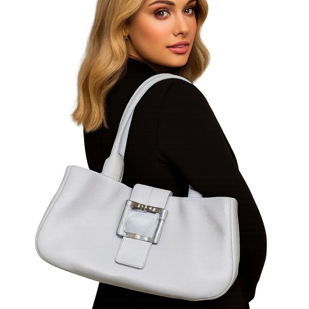 Bag Adrienne Vittadini Leather Handbag Purse Shoulder Satchel WOMEN'S WOMAN'S